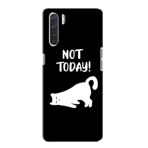 Бампер з зображенням Котиків для Оппо А91 (Not Today)