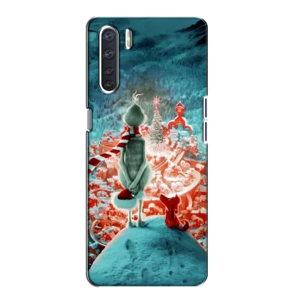 Чехол с рисунком «Новогодний Гринч» для OPPO A91 Чехол с рисунком «Новогодний Гринч» для OPPO A91