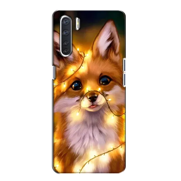 Чехол с рисунком «Новогодний лисенок» для OPPO A91 Чехол с рисунком «Новогодний лисенок» для OPPO A91