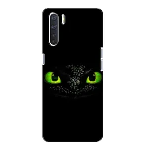 Чохол дракон Беззубик для Oppo A91 (Очі Беззубика)