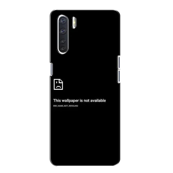 Чехол с рисунком «Ошибка» для OPPO A91 Чехол с рисунком «Ошибка» для OPPO A91