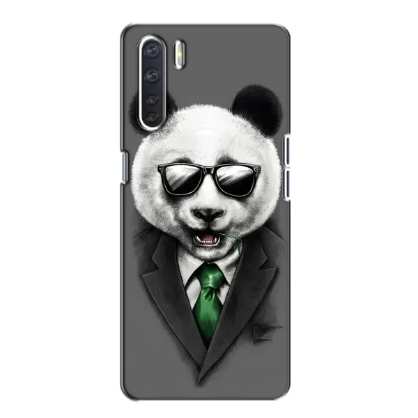 Чехол с рисунком «Панда в очках» для OPPO A91 Чехол с рисунком «Панда в очках» для OPPO A91