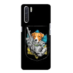 Чехол с принтом для Oppo A91 (Патрон Воин)