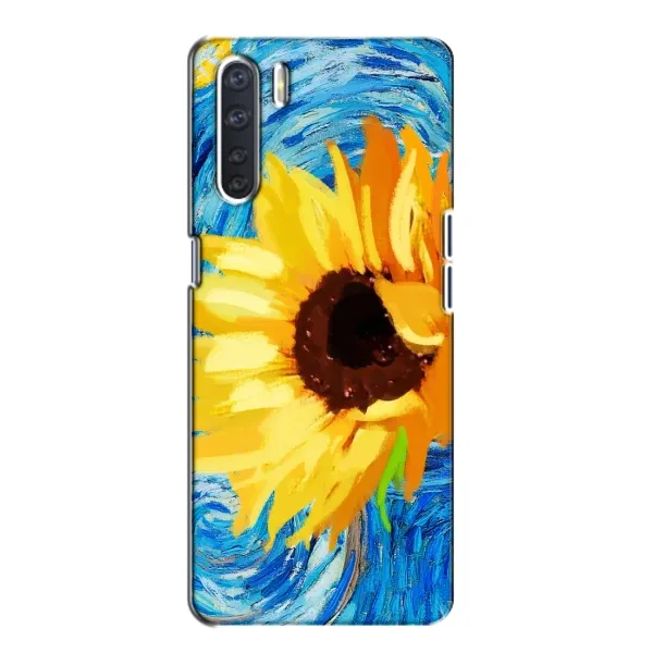 Чехол с рисунком «Подсолнух цветок» для OPPO A91 Чехол с рисунком «Подсолнух цветок» для OPPO A91