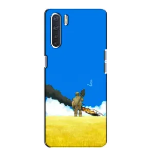 Чехлы на военную тематику для Oppo A91 (Попадание)