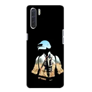 Чохол з картинкою "Герой Pubg" на Oppo A91 (Пубг мен)