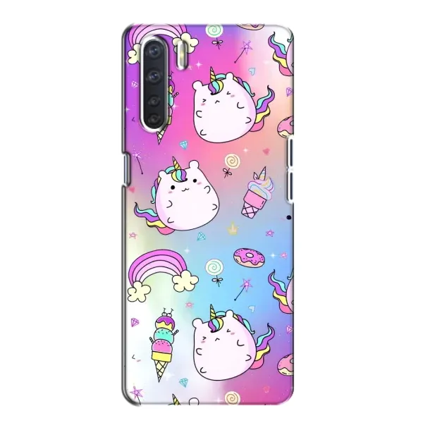 Чехол с рисунком «Радуга и Единорог» для OPPO A91 Чехол с рисунком «Радуга и Единорог» для OPPO A91