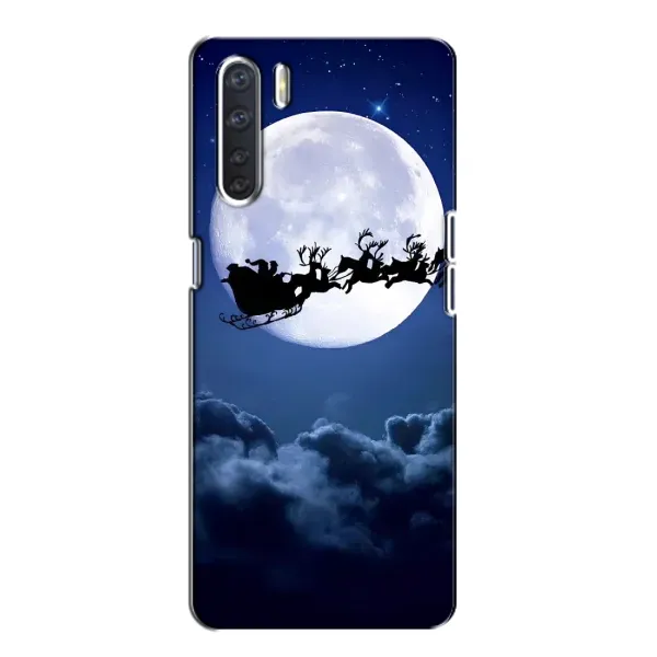 Чехол с рисунком «Санта - луна» для OPPO A91 Чехол с рисунком «Санта - луна» для OPPO A91