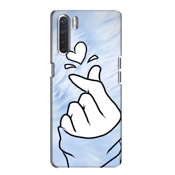 Чехол с рисунком «Сердечка знак» для OPPO A91 Чехол с рисунком «Сердечка знак» для OPPO A91