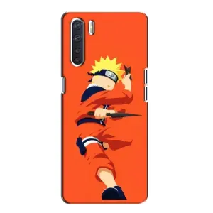 Чохли з принтом НАРУТО на Oppo A91 (Силует Наруто)