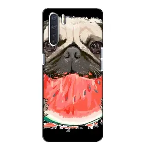 Чохол (ТПУ) Милі песики для Oppo A91 (Смішний Мопс)