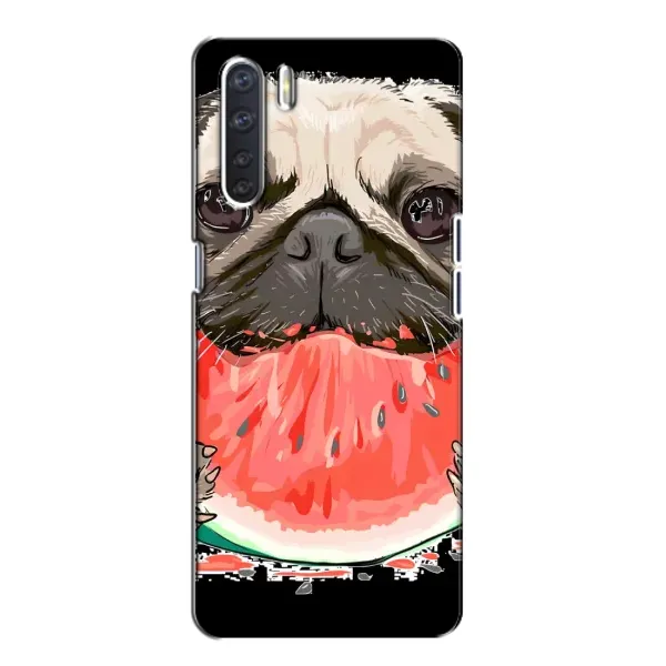 Чехол с рисунком «Смешной Мопс» для OPPO A91 Чехол с рисунком «Смешной Мопс» для OPPO A91