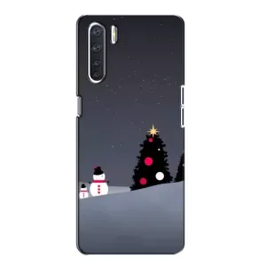 Чохли на Новий Рік Oppo A91 (Сніговички)
