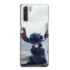 Чохол з малюнком Стіч для OPPO A91 (Стіч з квіткою)