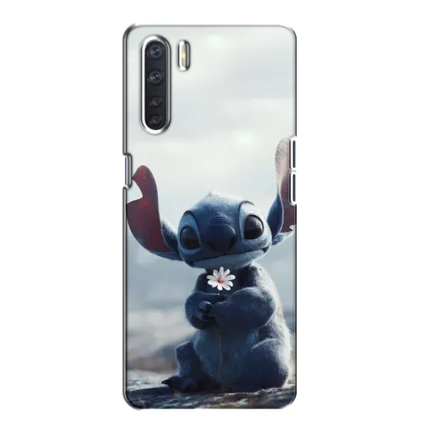Чехол с рисунком «Стич с цветочком» для OPPO A91 Чехол с рисунком «Стич с цветочком» для OPPO A91