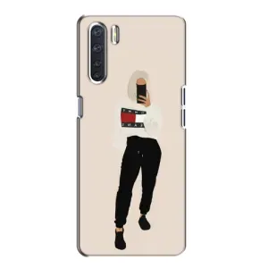 Силиконовый Чехол на Oppo A91 с картинкой Стильных Девушек (Стильная)