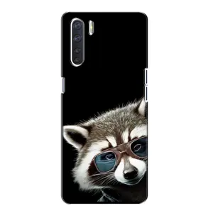 Силіконовий Чохол з Энотами на Oppo A91 (Стильний Єнот)