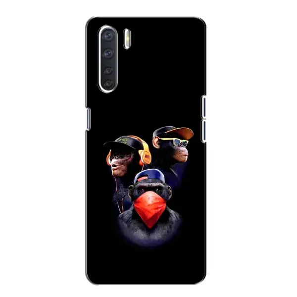 Чехол с рисунком «Три обезьяны» для OPPO A91 Чехол с рисунком «Три обезьяны» для OPPO A91