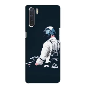 Чохол з картинкою "Герой Pubg" на Oppo A91 (В екіперівці)