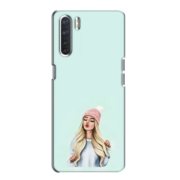 Чехол с рисунком «В шапке» для OPPO A91