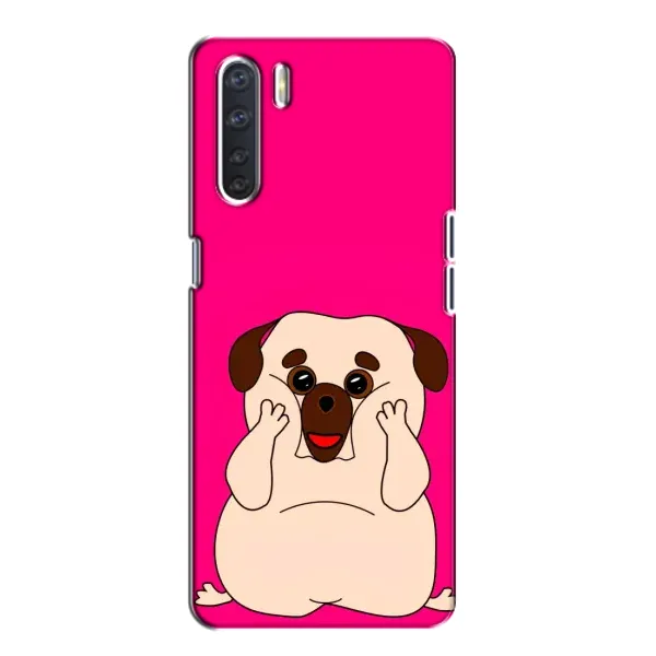 Чехол с рисунком «Веселый Мопсик» для OPPO A91 Чехол с рисунком «Веселый Мопсик» для OPPO A91