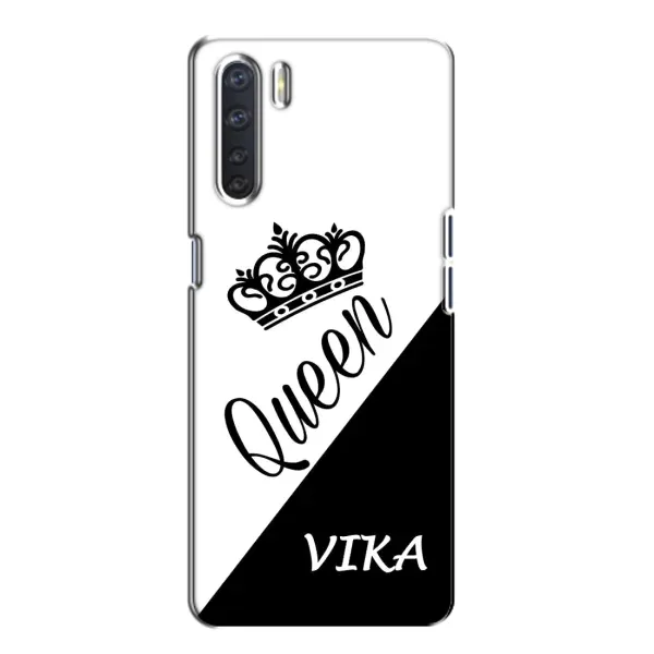 Чехол с рисунком «VIKA» для OPPO A91