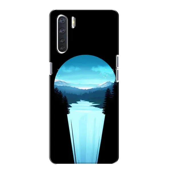 Чехол с рисунком «Синий Водопад» для OPPO A91 Чехол с рисунком «Синий Водопад» для OPPO A91