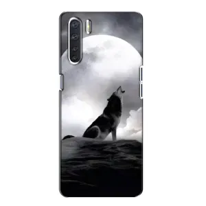 Чохол з Вовком на Oppo A91 (Вовк і місяць)