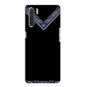 Силиконовый Чехол на Oppo A91 (Воротник вышиванки)