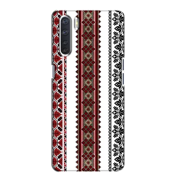 Чехол с рисунком «Вышиваночки» для OPPO A91