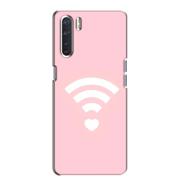Чехол с рисунком «WiFi Love» для OPPO A91 Чехол с рисунком «WiFi Love» для OPPO A91