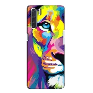 Чохол з картинкою на Oppo A91 (Яскравий Лев)