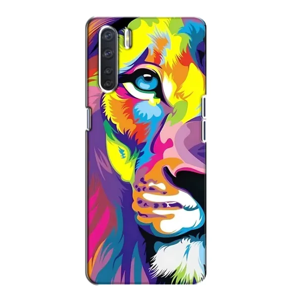 Чехол с рисунком «Яркий Лев» для OPPO A91