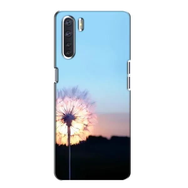 Чехол с рисунком «Закат с одуванчиком» для OPPO A91 Чехол с рисунком «Закат с одуванчиком» для OPPO A91