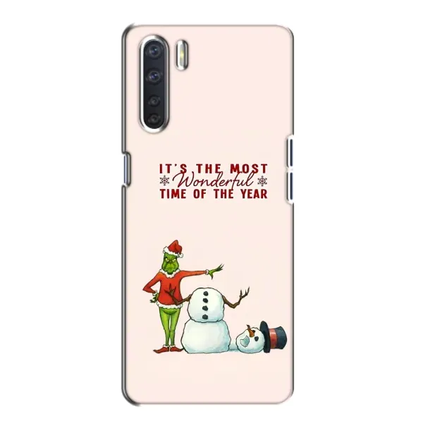 Чехол с рисунком «Злой Гринч» для OPPO A91 Чехол с рисунком «Злой Гринч» для OPPO A91