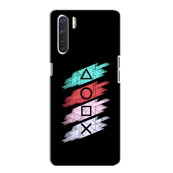 Чехол с рисунком «Значки Sony» для OPPO A91 Чехол с рисунком «Значки Sony» для OPPO A91