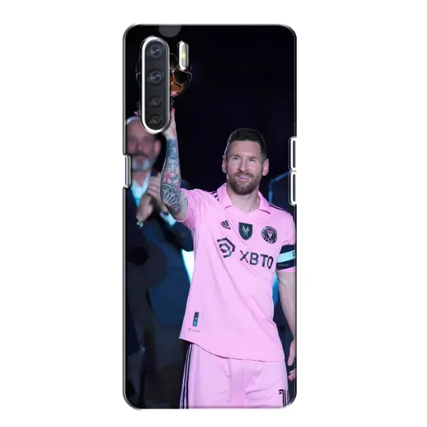 Чехол с рисунком «Золотой мяч Месси» для OPPO A91