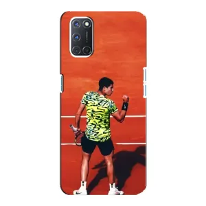 Чохли з прінтом Спортивна тематика для Oppo A92 (Алькарас Тенісист)