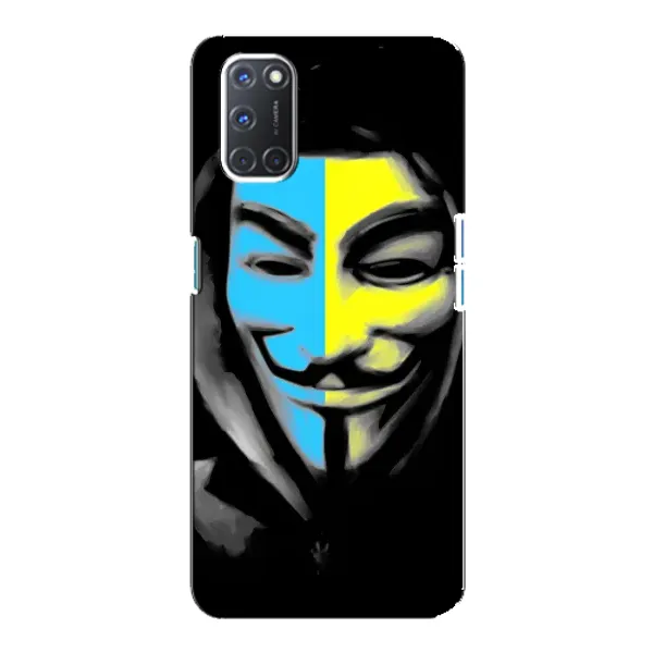 Чехол с рисунком «Анонимус патриот» для OPPO A92 Чехол с рисунком «Анонимус патриот» для OPPO A92