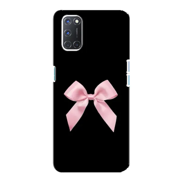 Чехол с рисунком «Бант на черном» для OPPO A92