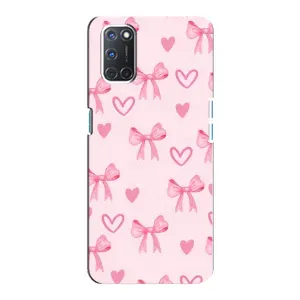 Чохол банти для Oppo A92 (Бантики і сердечки)