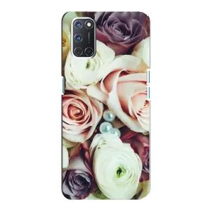 Чохли з принтом Троянд для Oppo A92 (Букет Троянд)