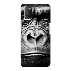 Чехлы с Горилой на Оппо А92 (Черная обезьяна)