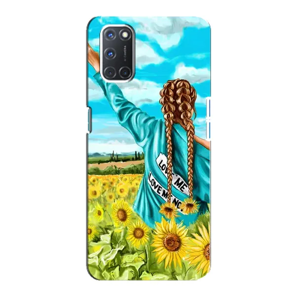 Чехол с рисунком «Девушка на поле» для OPPO A92 Чехол с рисунком «Девушка на поле» для OPPO A92