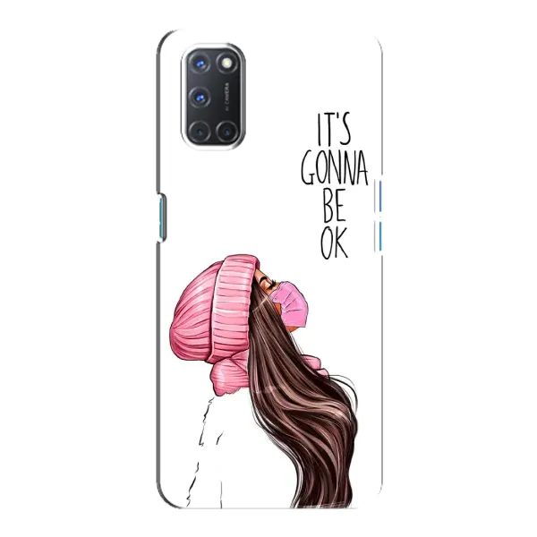 Чехол с рисунком «Девушка в маске» для OPPO A92 Чехол с рисунком «Девушка в маске» для OPPO A92