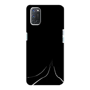 Чохол з картинками на чорному фоні для Oppo A92 (Дорога)