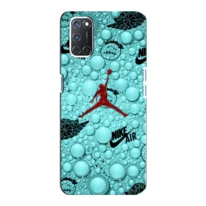 Силиконовый Чехол Nike Air Jordan на Оппо А92 (Джордан Найк)