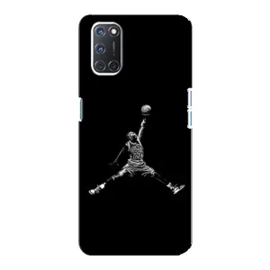 Силиконовый Чехол Nike Air Jordan на Оппо А92 (Джордан)