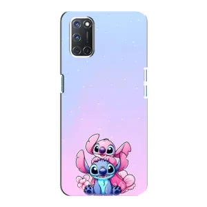 Чохол з малюнком Стіч для OPPO A92 (Ейнджел і Стіч)