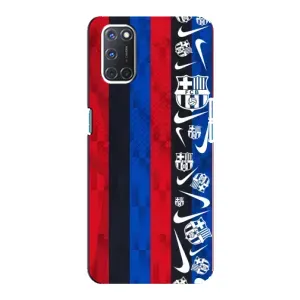 Чехол для Oppo A92 (Барселона) (Фанат Барсы)
